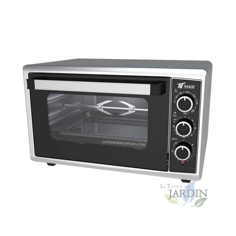 Suinga Horno Eléctrico De Sobremesa 50 Litros, Convección Y Rustipollo, 2000W, Temporizador, 58.3X49.8x36.2 Cm Dorado , Leroy Merlin