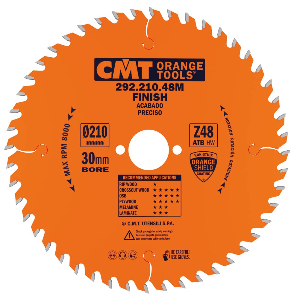 Sierra circular 210x2.8x30 Z:48 atb 15° CMT | Leroy Merlin