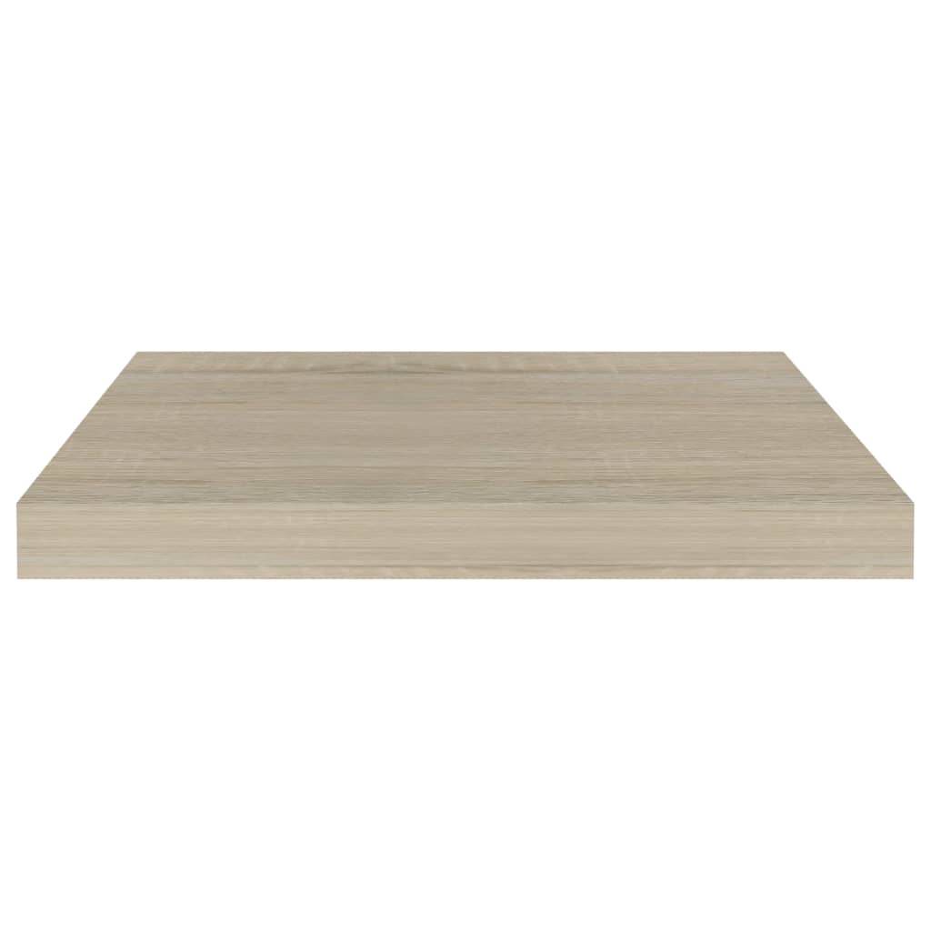 Étagère murale | Étagère suspendue | Etagères Flottantes flottante chêne 50x23x3,8 cm MDF113258 - 4