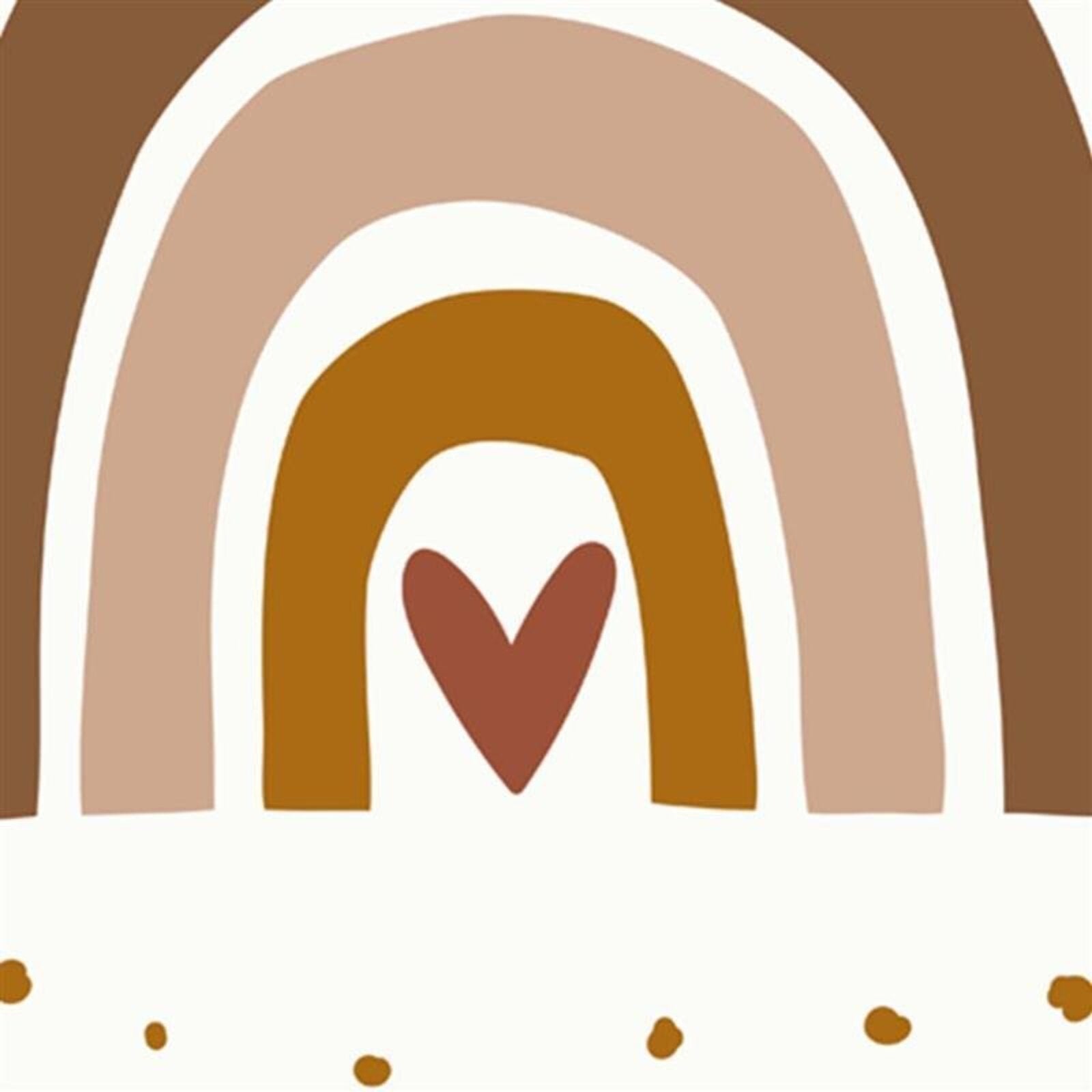 Tableau arc en ciel rose - 40 x 50 cm - 5