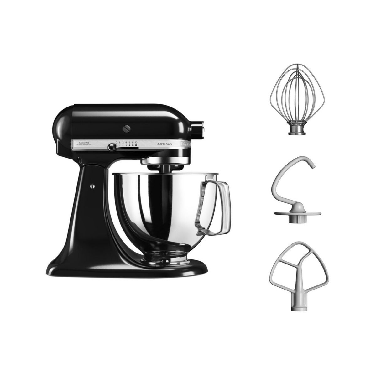 Robot kuchenny KitchenAid Artisan Czarny Onyks 4,8L 300W
