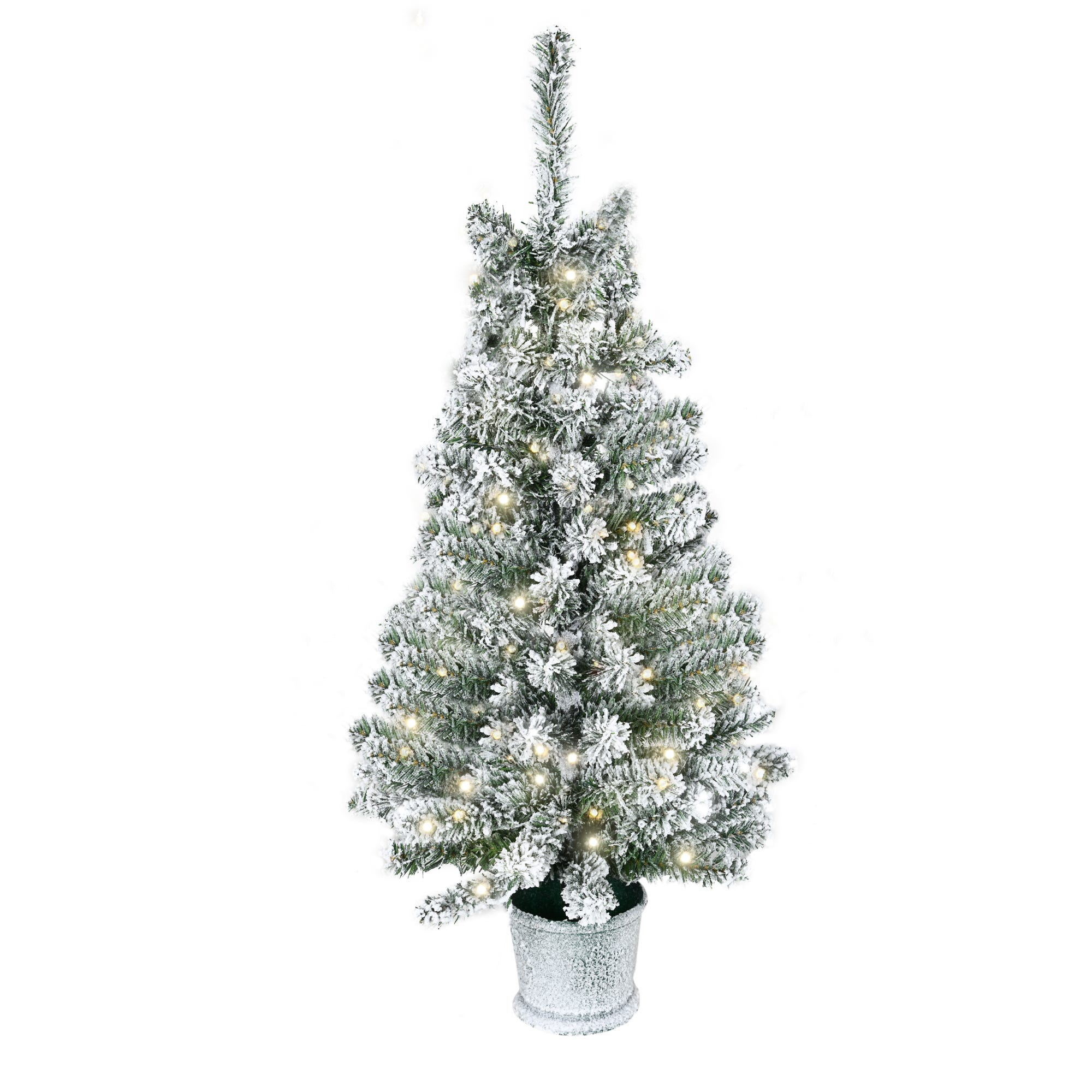 Amerique Albero Artificiale Di Glicine 1,6m - Bianco Crema Con Vaso - Tocco Naturale Tecnologico