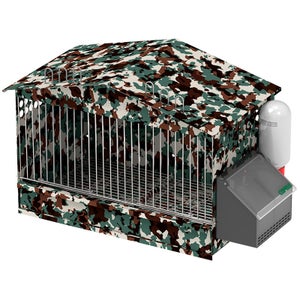 Gabbia Uccelli BPS Parrocchetti Canarini - Con Accessori 34x23,5x36cm