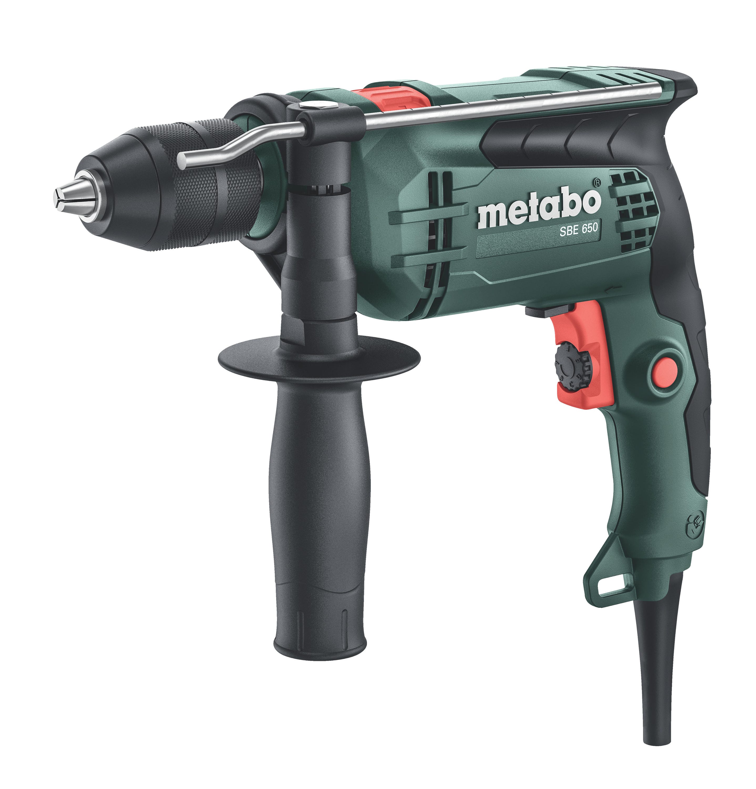 Metabo SBE 650 Wiertarka udarowa 650 W Uchwyt kluczykowy 13 mm Max. moment obrotowy 10 Nm