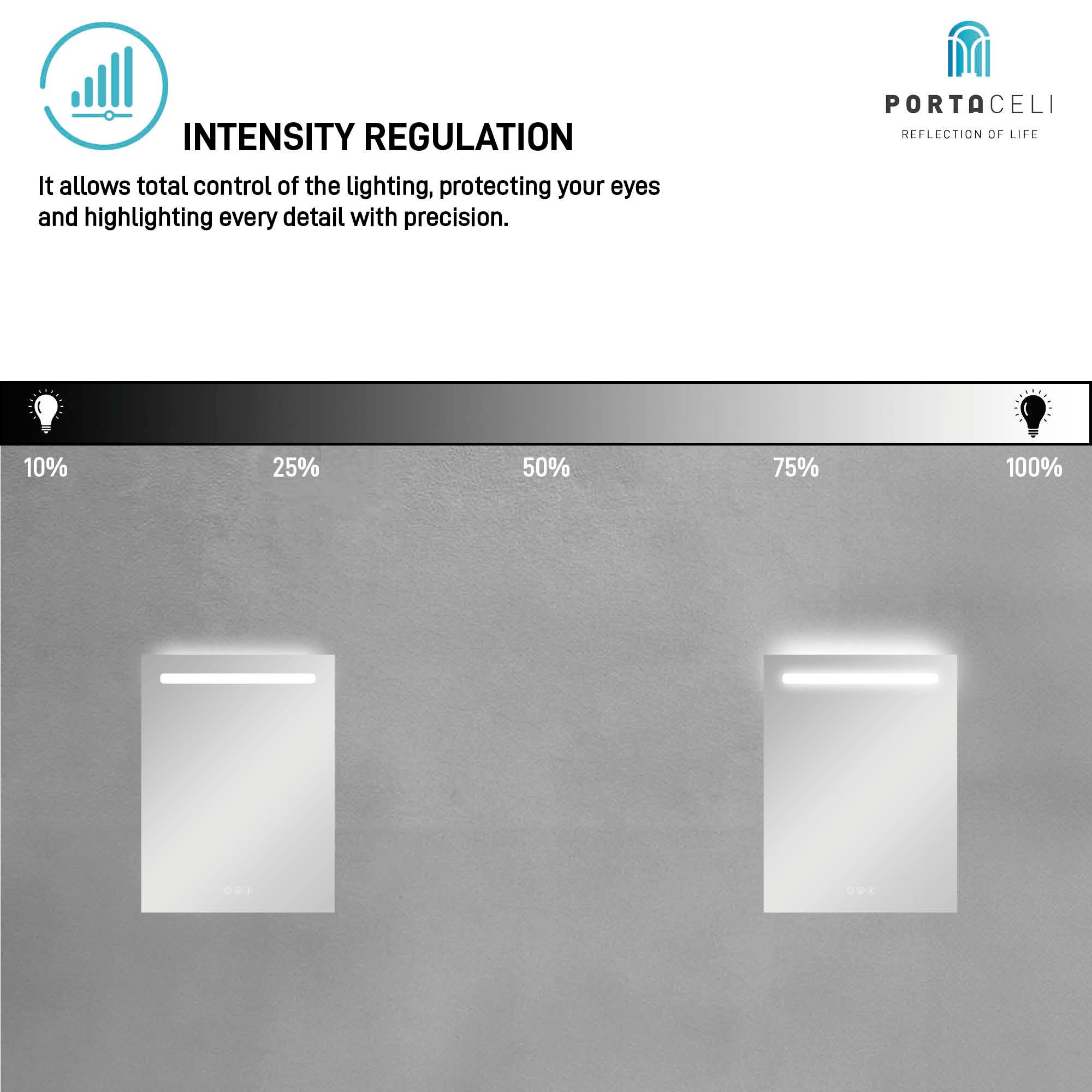 Miroir de salle de bain Basic Connect 120x80, App, Anti-Buée et Bluetooth - 7