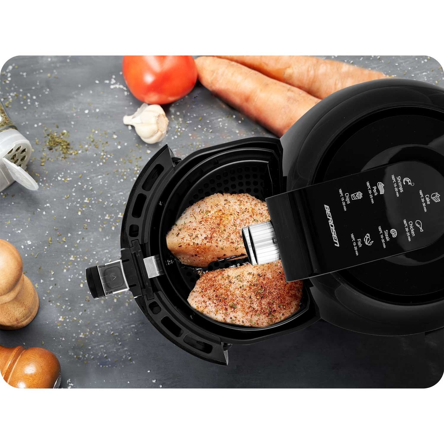 Frytkownica beztłuszczowa Berdsen 3.6l mocna air fryer BD-650 - 4