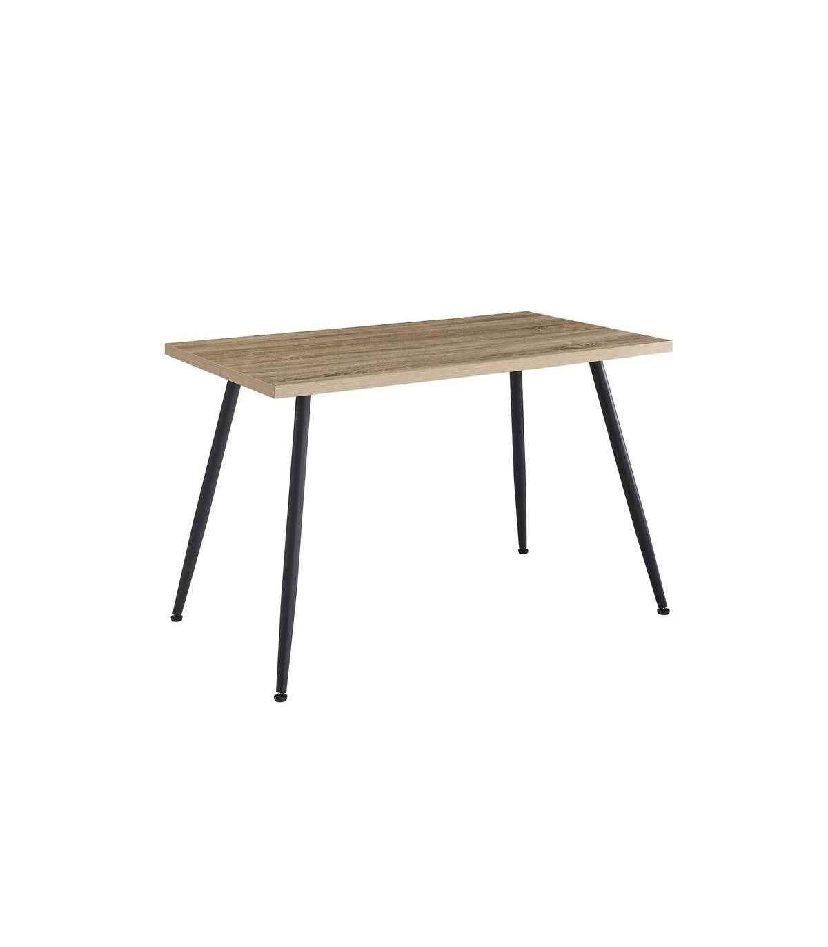 Mbtic Mesa Fija Para Cocina Y Comedor Con Diseño Industrial Negro/Negras , Leroy Merlin