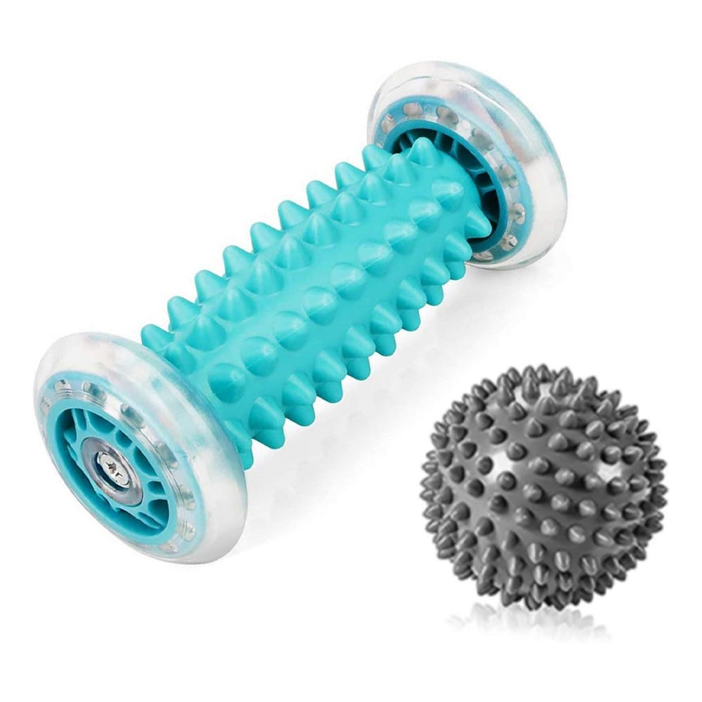 Rodillo y pelota de masaje para fascitis plantar: alivio del dolor