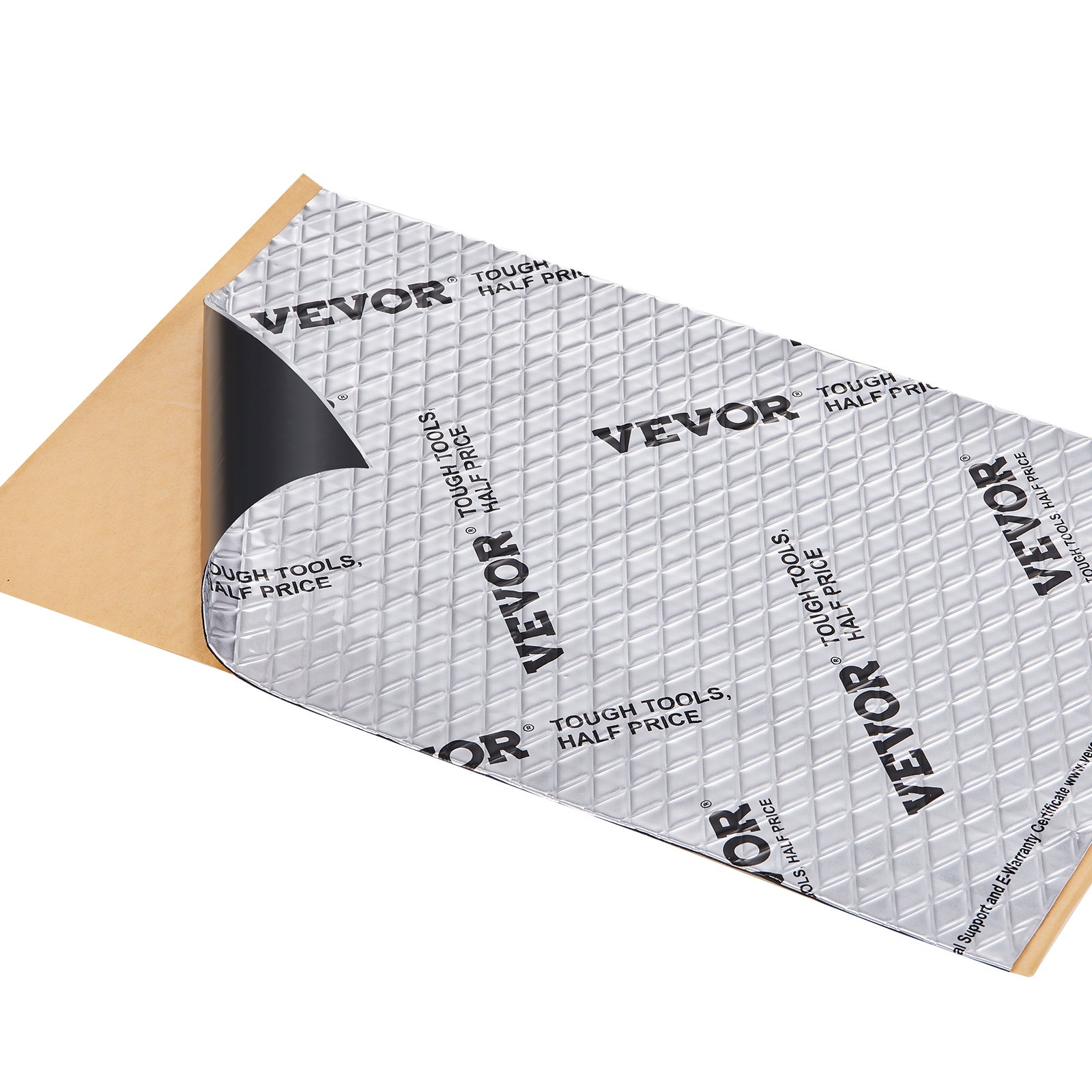 Zestaw 34 mat izolacyjnych do samochodów 3,3m² mata przeciwbębenkowa 248,9x398,8mm izolacja pojazdu folia aluminiowa o grubości 80mil (2mm) mata VEVOR