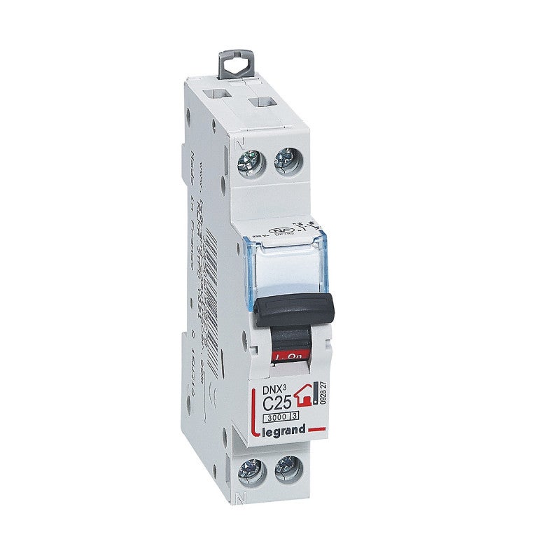 DISJONCTEUR DNX 1P+N 25A VRAC LEGRAND - 092827 - 2