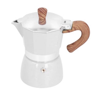 Bouilloire Gooseneck 850ml Acier Inoxydable Avec Thermomètre - Manche Bois Pour Café Drip