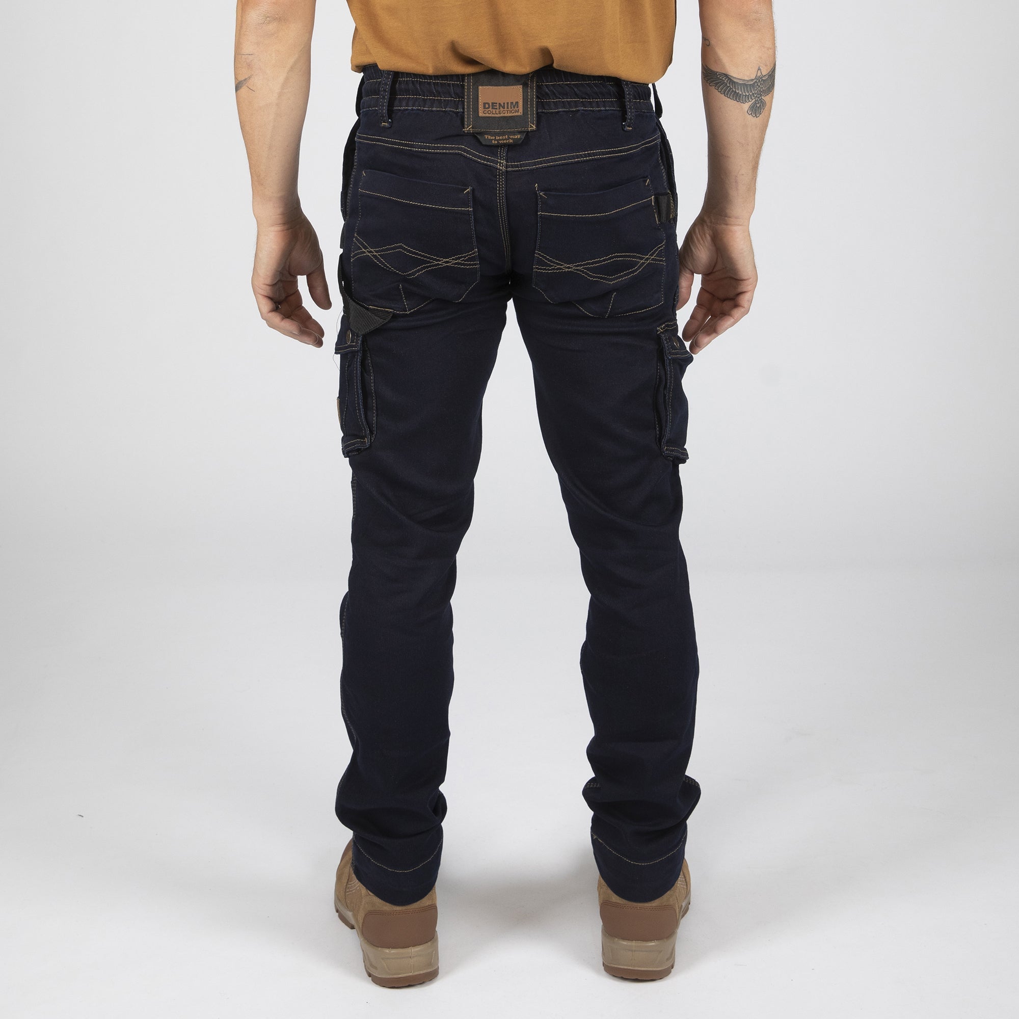 USAIN - PANTALON DE TRAVAIL - 1280 Raw Jean 40 - 2