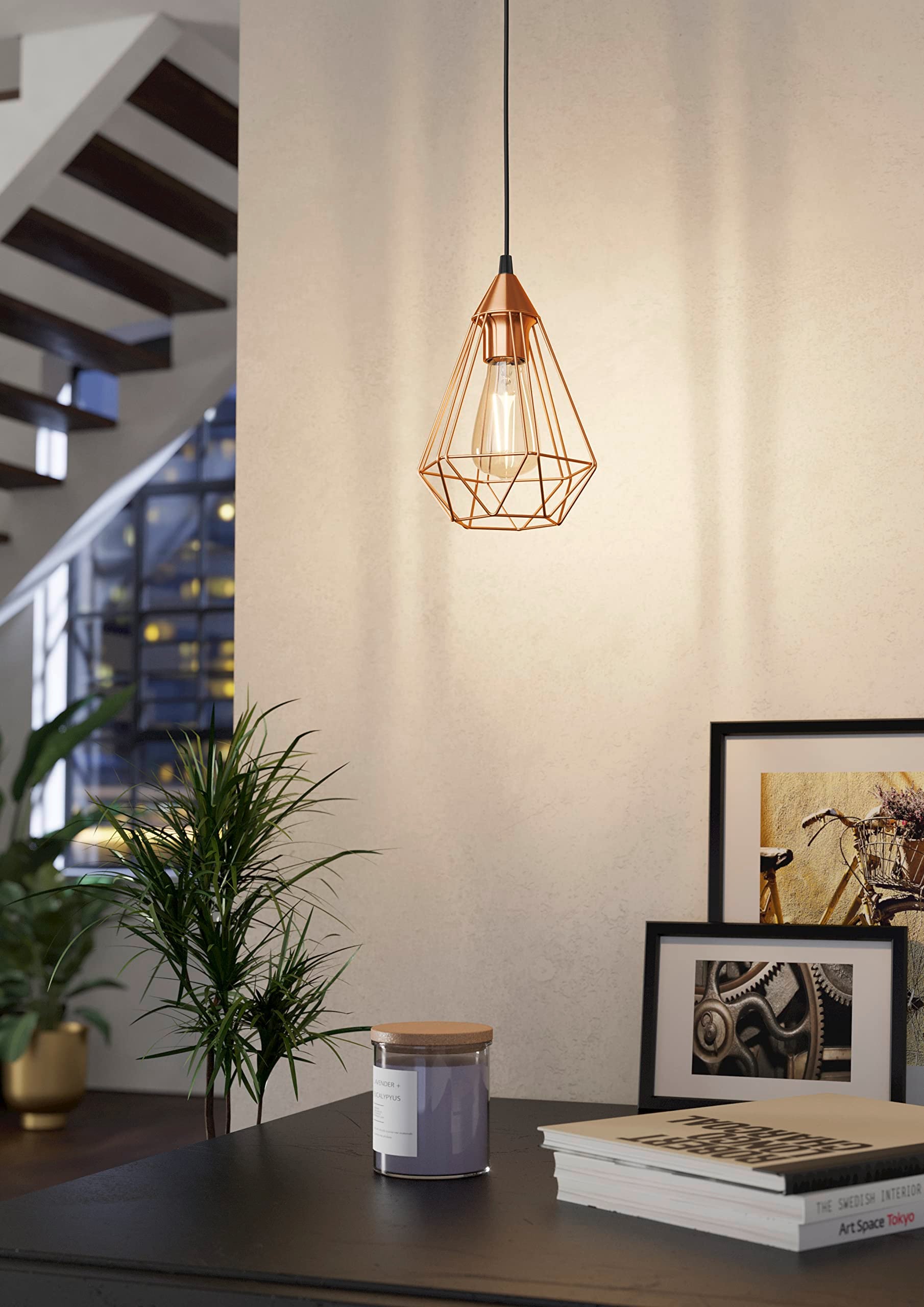 Lampe suspendue Tarbes D17,5 cm Couleur cuivré 94193 EGLO - 7