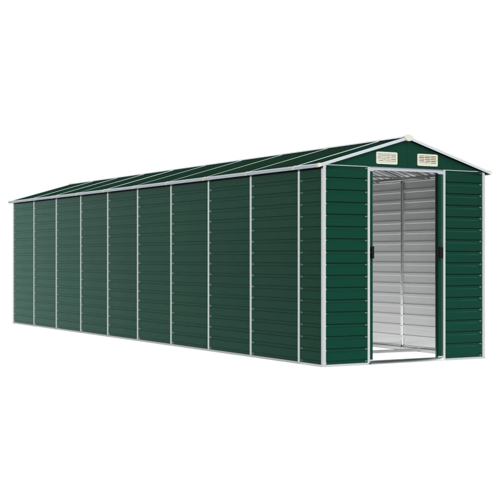 Maison Exclusive - Abri de jardin vert 191x810x198 cm acier galvanisé - 3