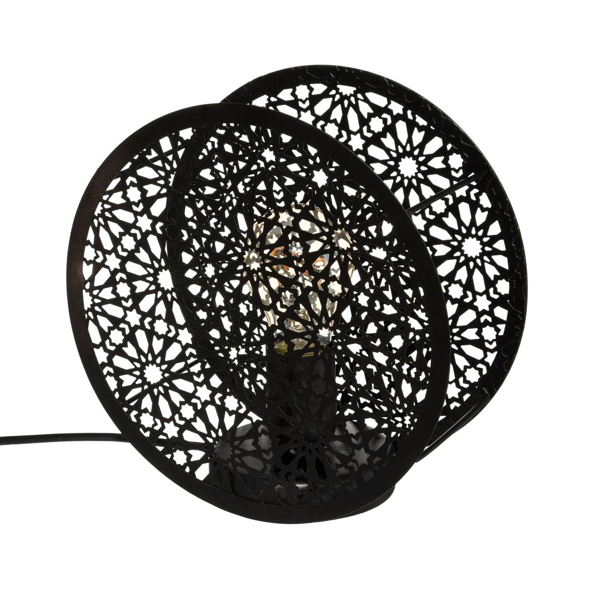 Lampadaire Atmosphera Noir - Style Cinéma, Métal Et Bois (neuf, Sans Emballage)
