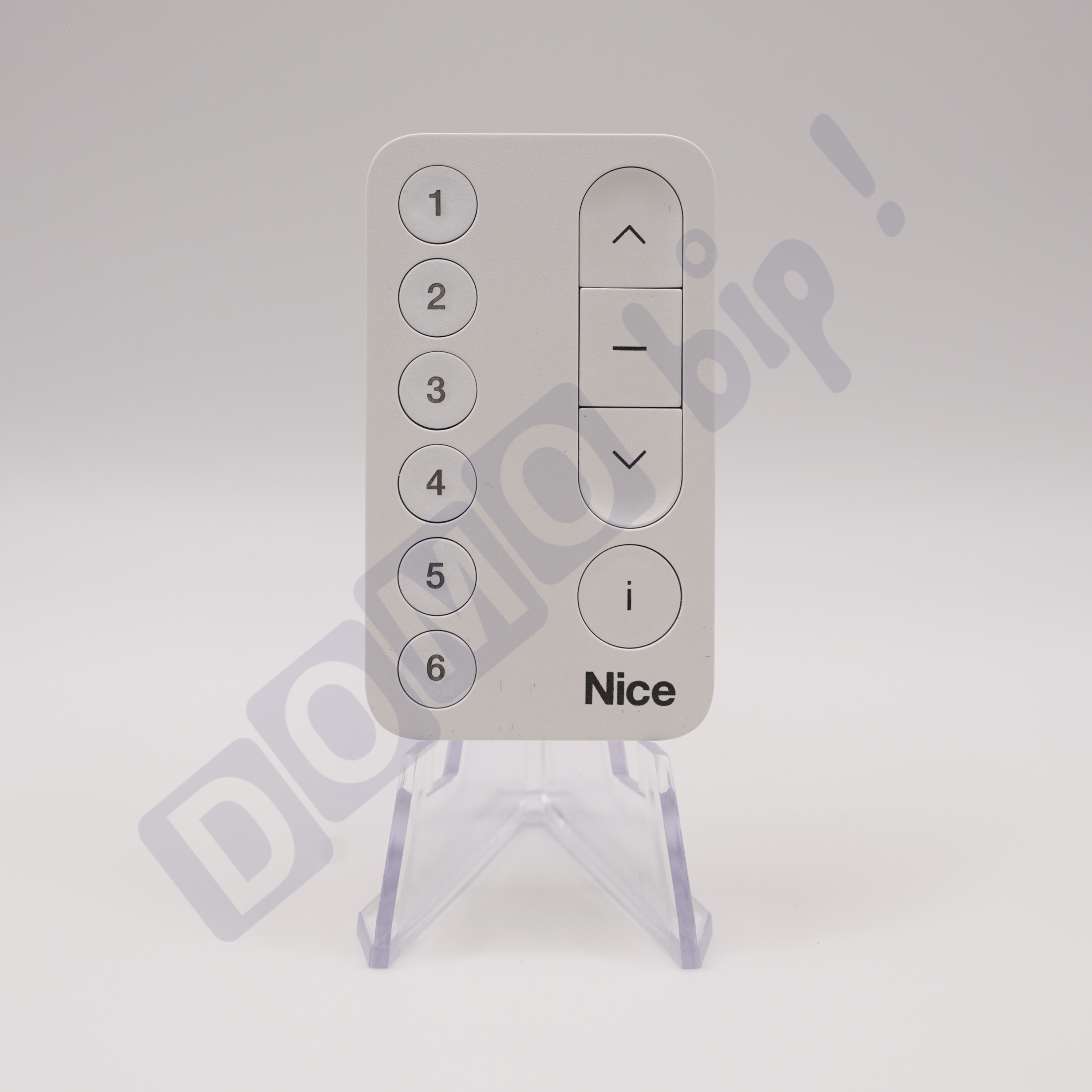 Télécommande Murale Nice Domì W1 Blanc - 1 Canal - 433,92 MHz - Bidirectionnelle - Compatible O Code Et Bd Remplace W1 1 Porte Cles Domobip 96564359