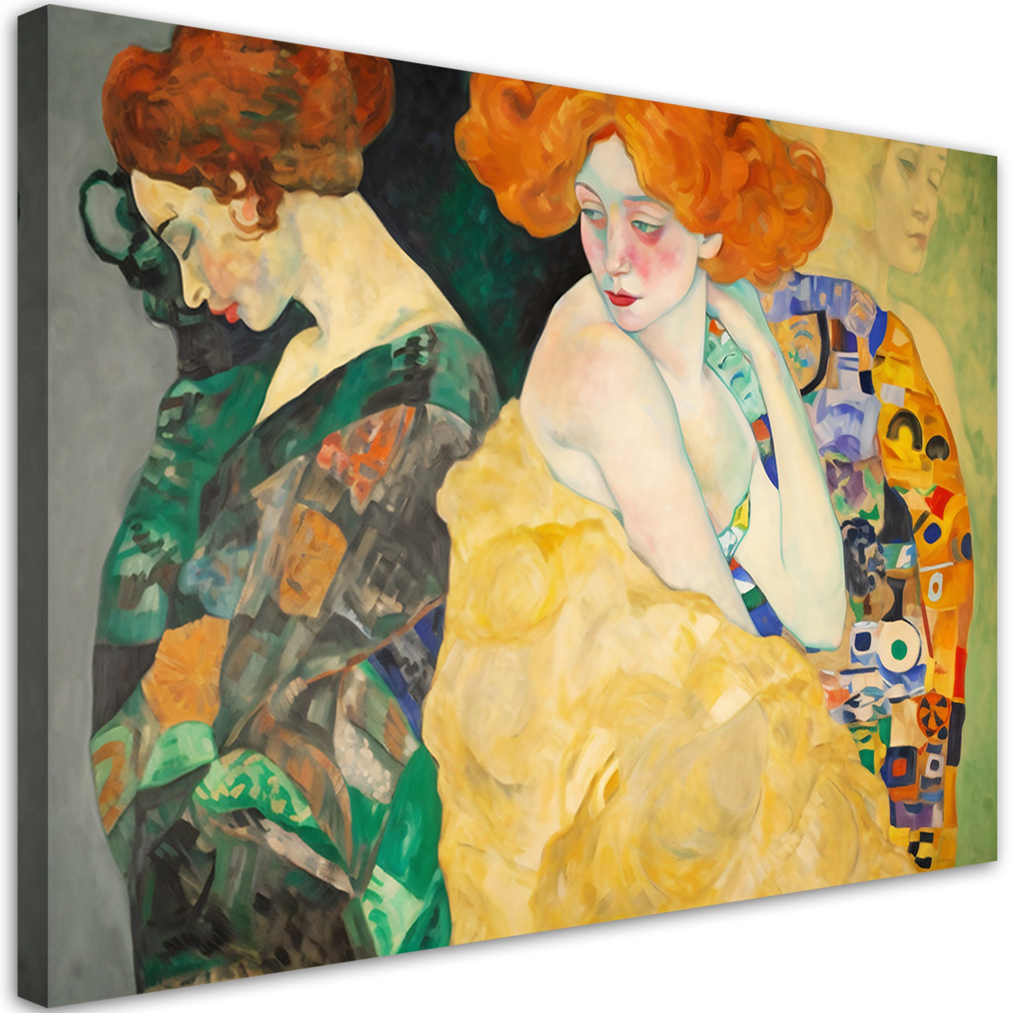 Obraz na płótnie, Abstrakcyjne kobiety - G. Klimt 60x40