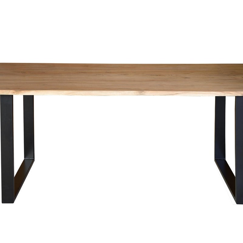 Stoły jadalne z drewna akacjowego 160 cm w nowoczesnym stylu rustykalnym - 76x160x90 GYC