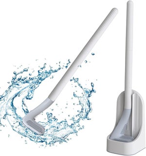 Scopino WC En Houder Nice Scopino WC A Forma Di Ciliegia Scopino Bagno WC Manico
