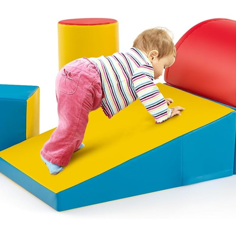5 Szt. Tor Przeszkód dla Niemowląt, Moduł Motoryczny z Pianki PU z Wypełnieniem EPE, Zabawki Edukacyjne Odpowiednie dla Dzieci w Wieku Przedszkolnym