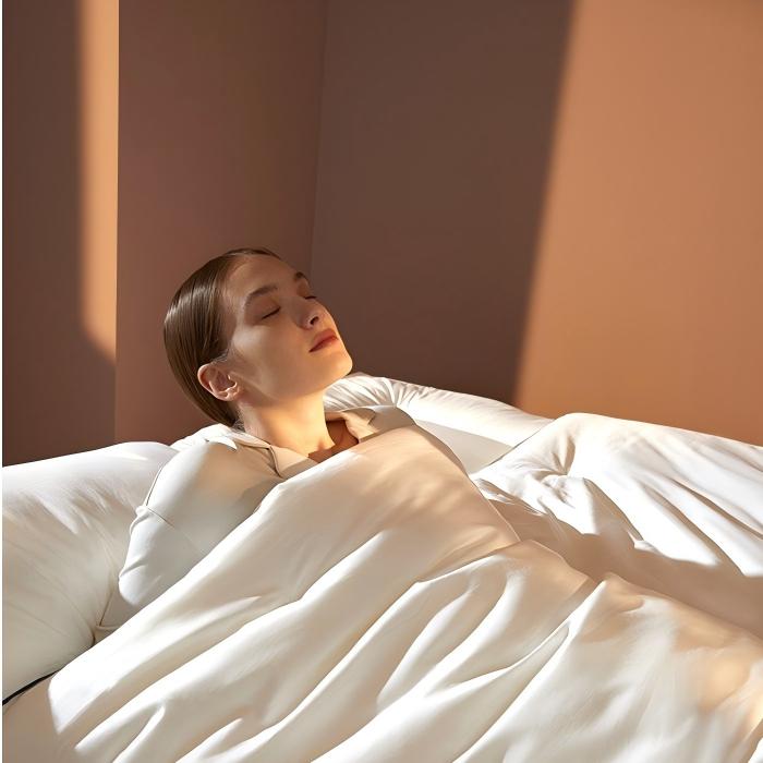 Matelas 90x190 cm et Couette et Oreiller - Matelas 1 place - Matelas 90x190x15cm + Couette 140x200cm + Oreiller 60x60cm (tous dans un colis) - 9