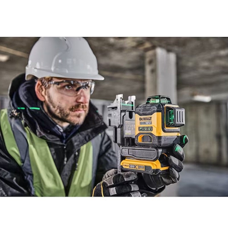 Batteria DeWALT laser multi-linea DCLE34031N, 3x360°, verde, 18V senza batteria e caricabatterie - 6