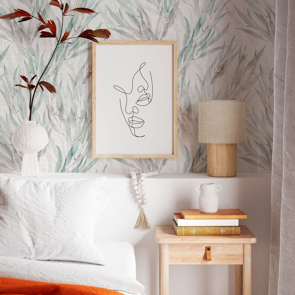 Papel pintado autoadhesivo con tintas eco, y libre de pvc, rollo de 129 x 260 cm nature