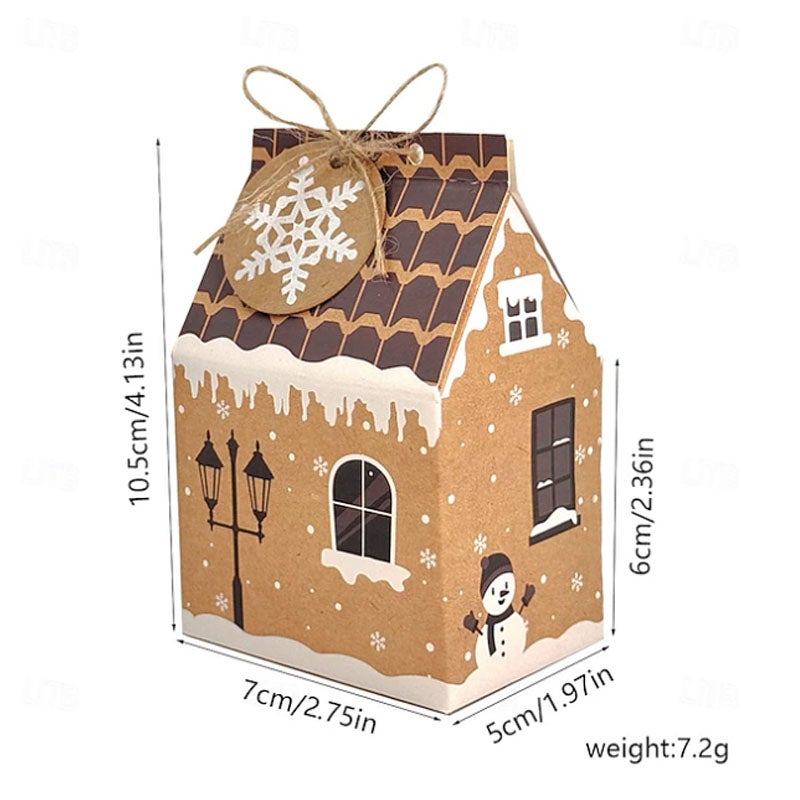 Wiszący kalendarz adwentowy na rok 2025 – 24 ponumerowane pudełka z niespodziankami | Dekoracje ścienne DIY, świąteczne upominki na imprezę - 6