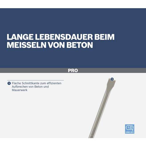 Bosch PRO SDS plus-4C Dłuto płaskie 20 x 250 mm - 2608690144 - 3
