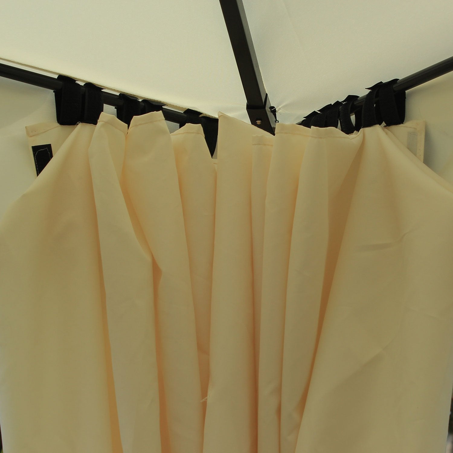 Cenador Outsunny crema acero y poliéster 300x400x280 cm - 4