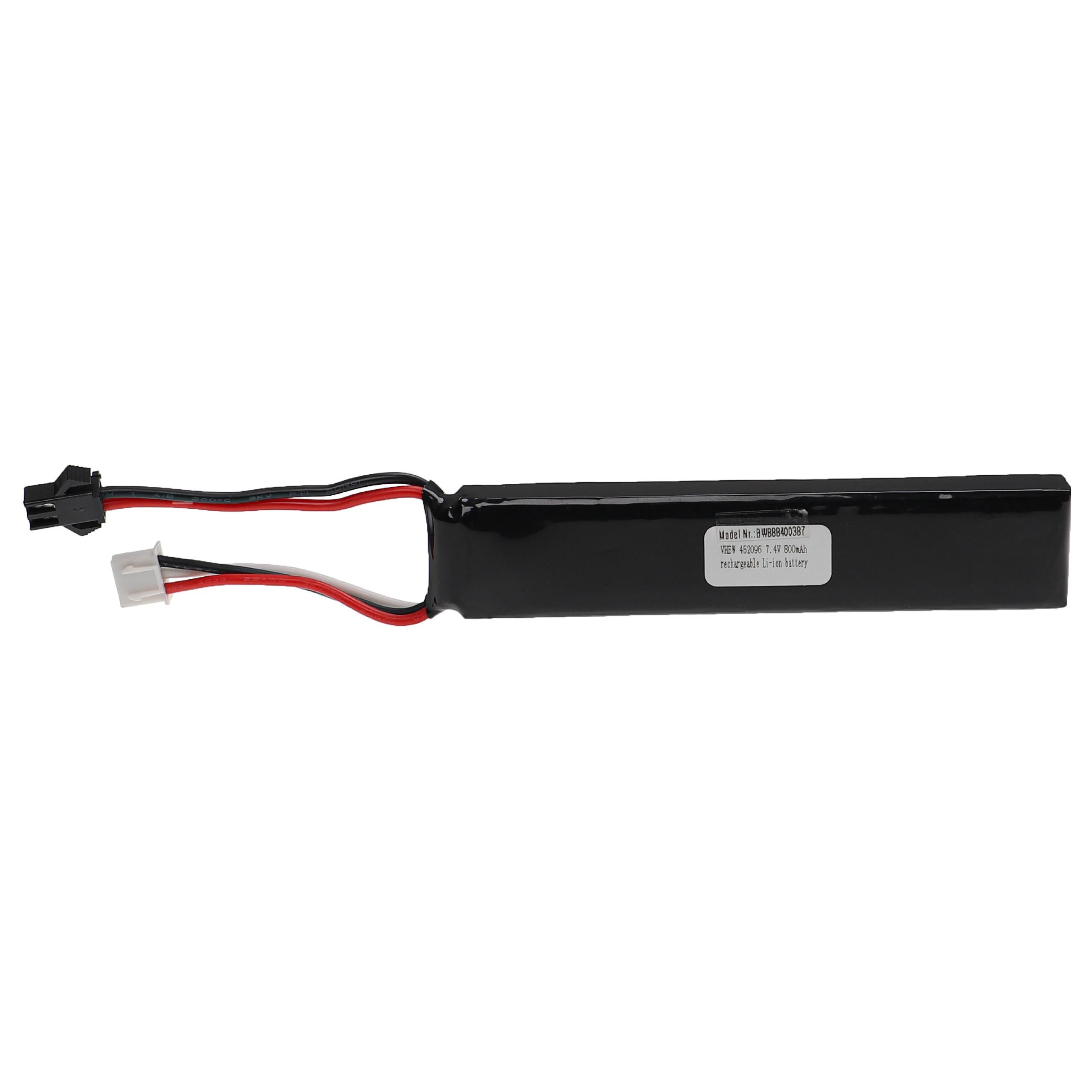 Vhbw Batteria Li-Po 7.4V 1200mAh Per Modellismo RC – Connessione SM-2P, 15C, 70x30x18mm