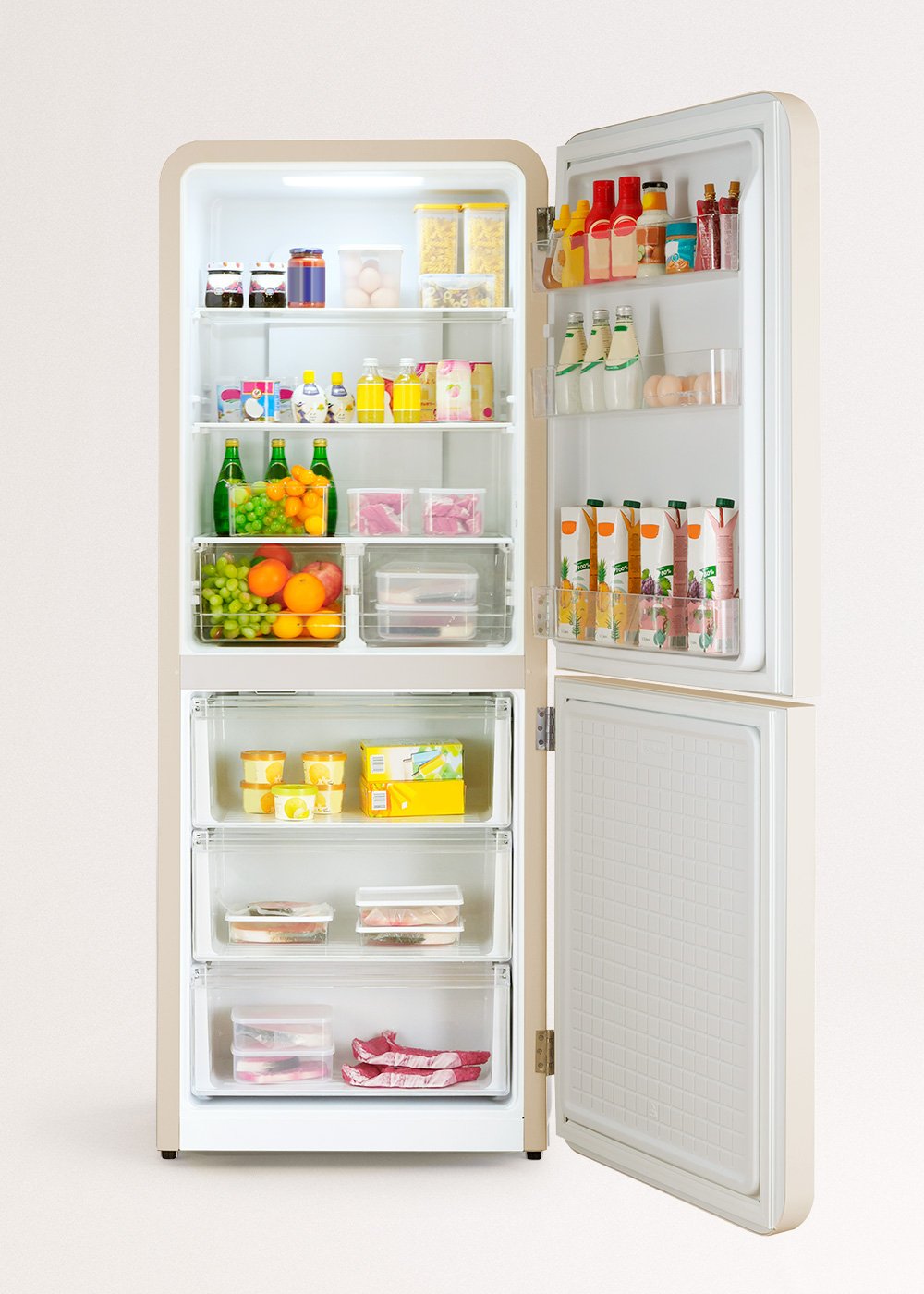 CREATE - FRIDGE RETRO COMBI - Frigorifero combinato in stile retrò 401L - 5