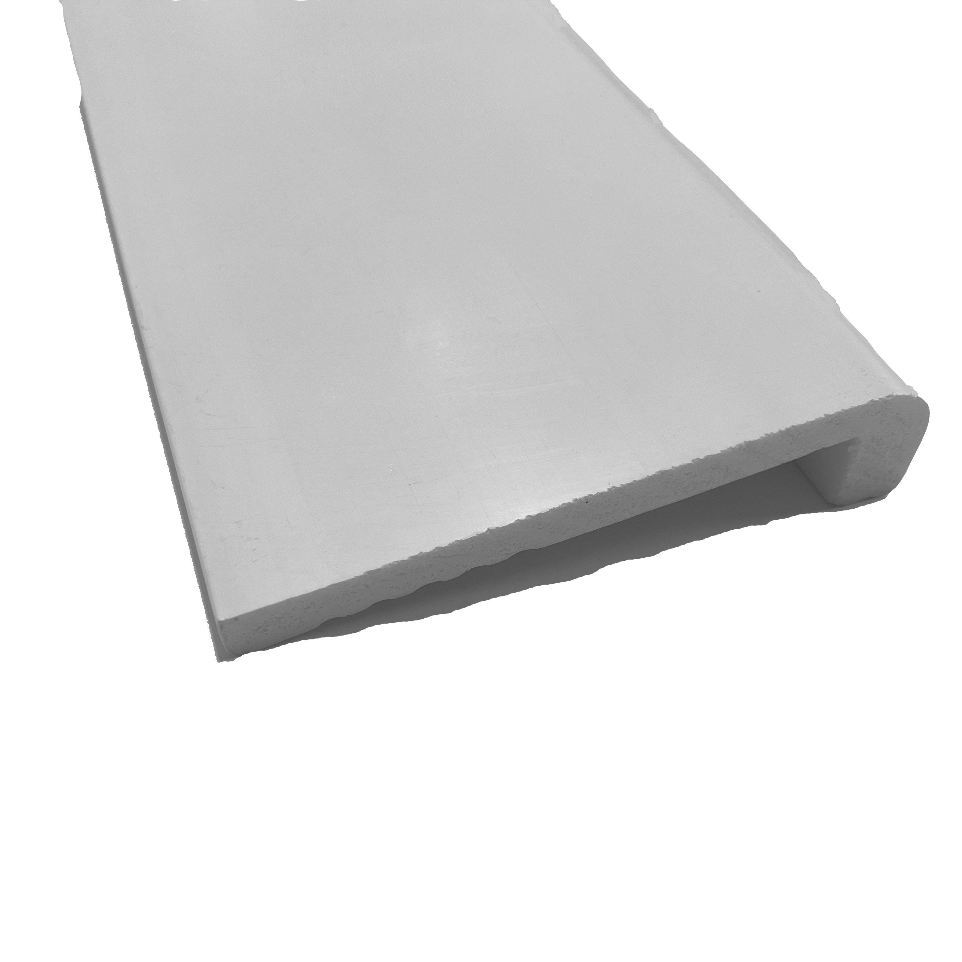 Couvre-plinthe, couvre-plinthe en duropolymère polystructuré 100x25 effet bois ou blanc - Chêne blanchi (prix au mètre linéaire) - 2