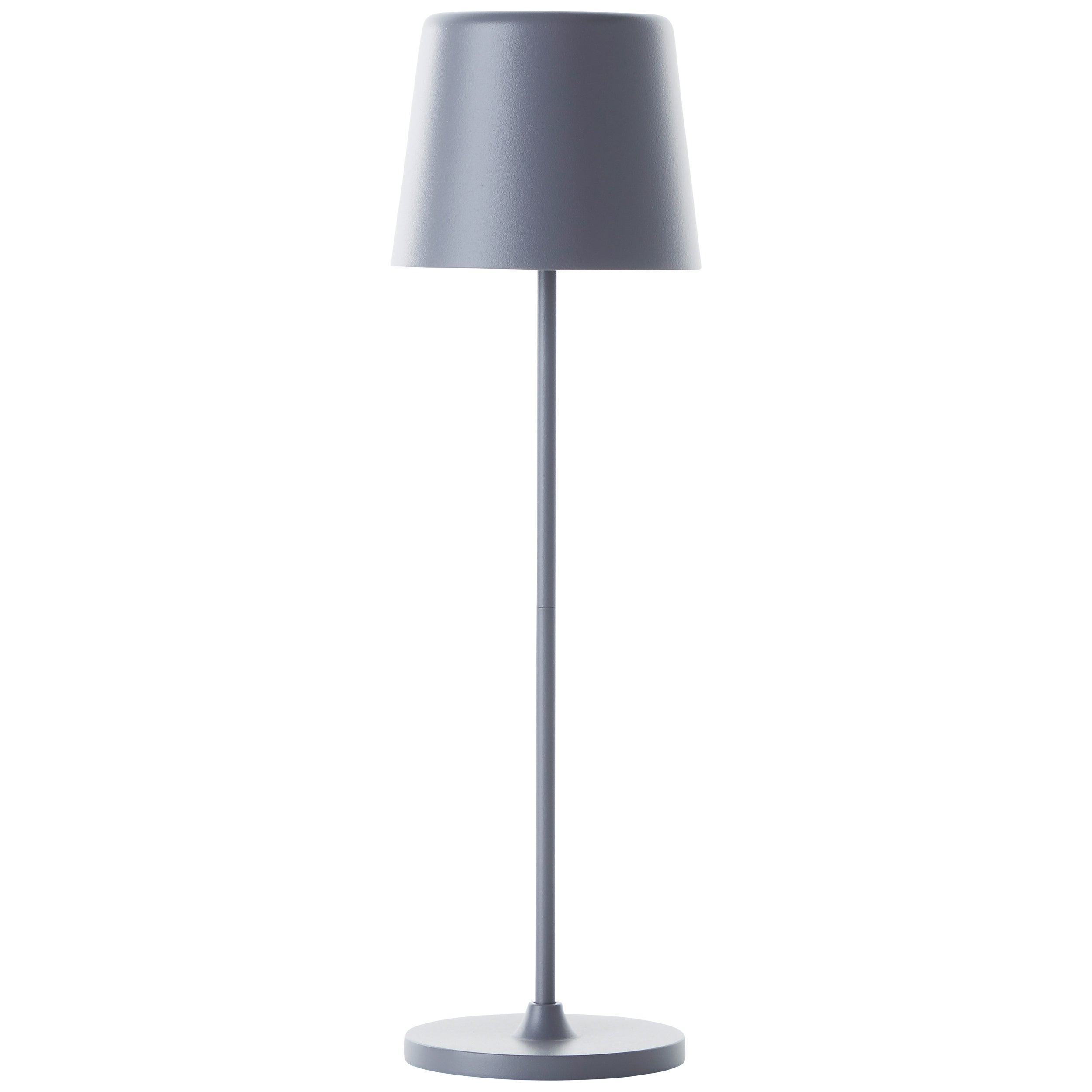 Lampa stołowa ogrodowa LED Brilliant Kaami, 37 cm, matowy metal szary, zintegrowana dioda LED 2 W - 4