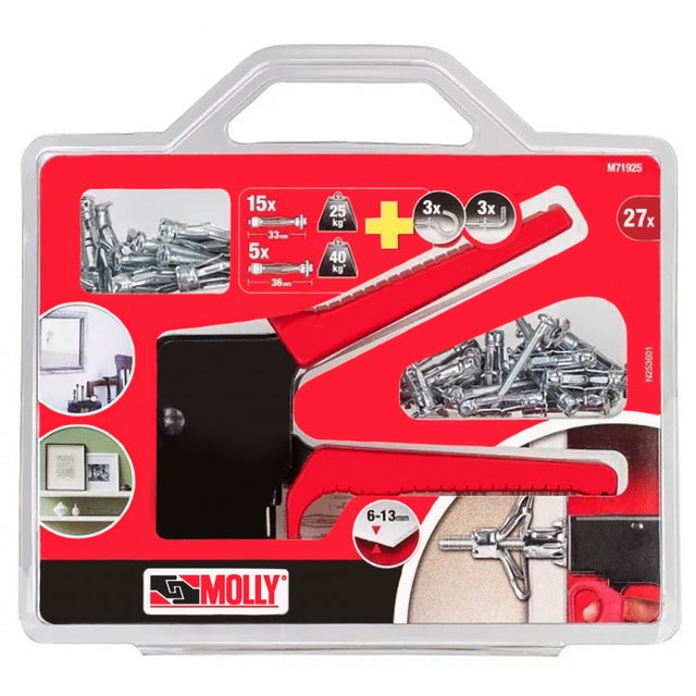Kit de 20 chevilles + pince MOLLY