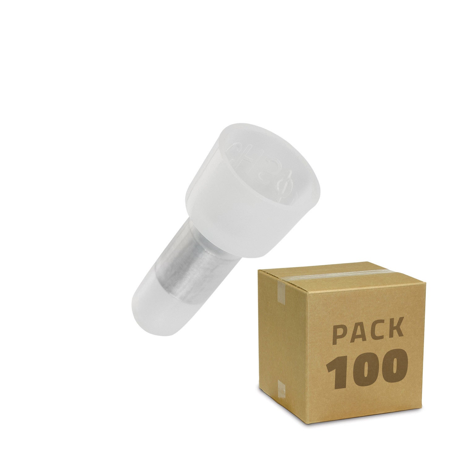Ledkia Pack 100 Unidades Empalme Ciego para Conexiones Finales de Cable ...
