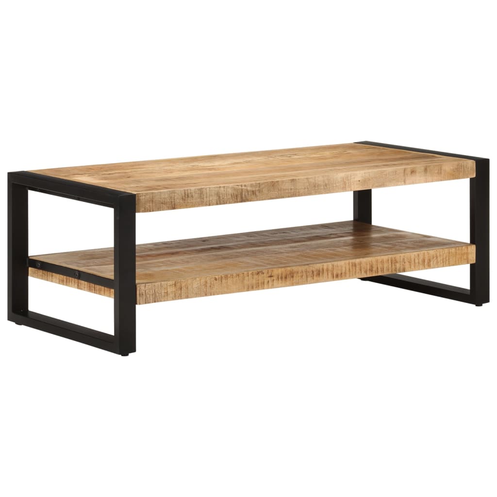 Table Basse En Manguier Massif – 100x55x40 Cm – VidaXL – Neuve – Livraison Offerte