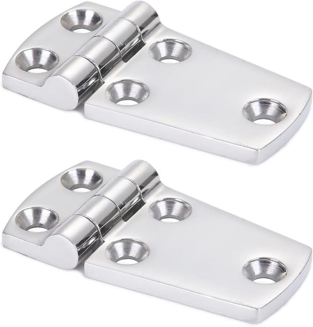 Zawias drzwiowy z uchwytem montażowym, 76 x 38 x 4 mm, zawias stalowy o dużej wytrzymałości do szafki