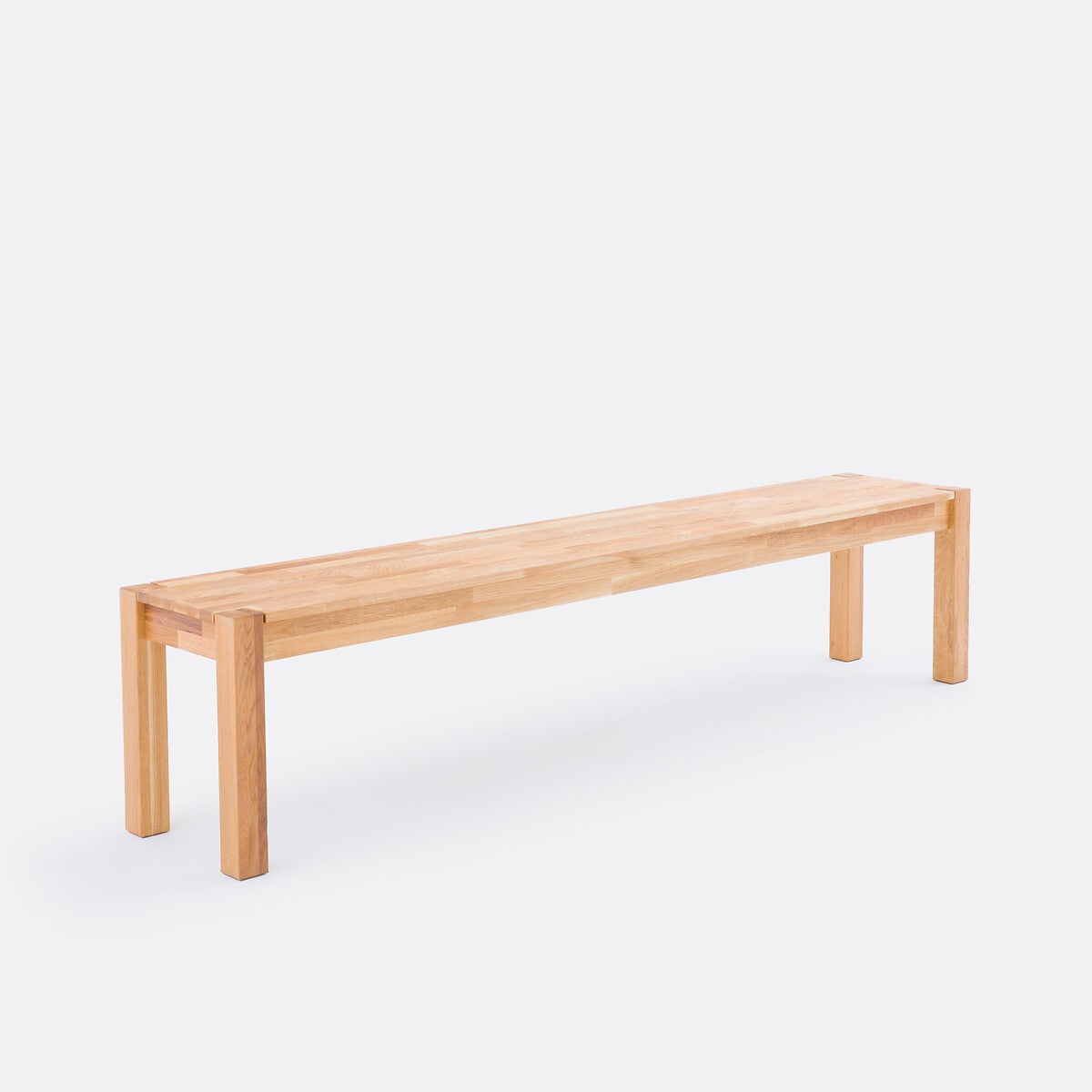 Banc chêne massif, L200 cm, Adélita - Chêne - taille unique | Leroy Merlin