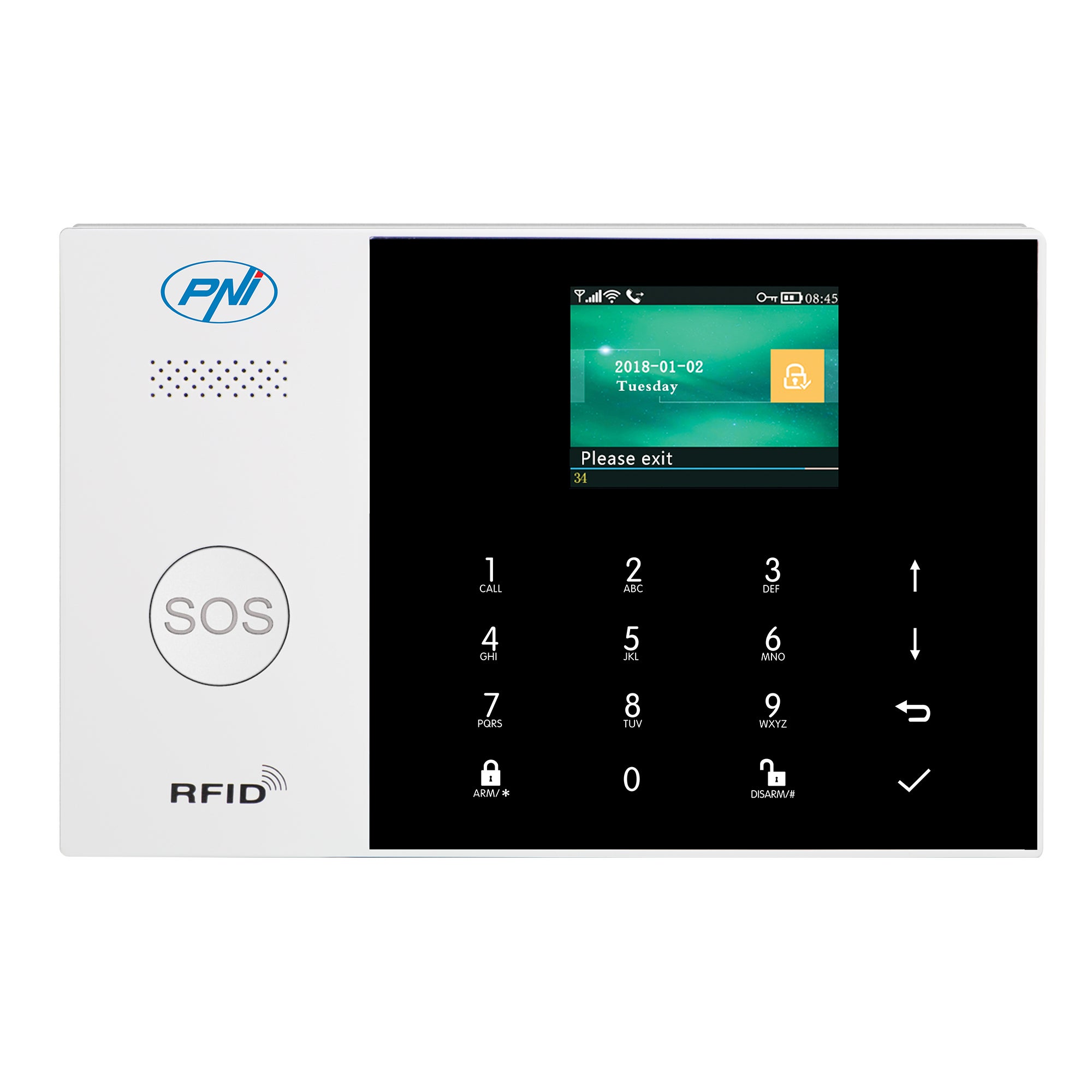 Sistema Allarme Casa Wireless PNI SafeHouse HS600 WiFi/GSM - 90 Zone Wireless, App Tuya, Avvisi Chiamata E SMS