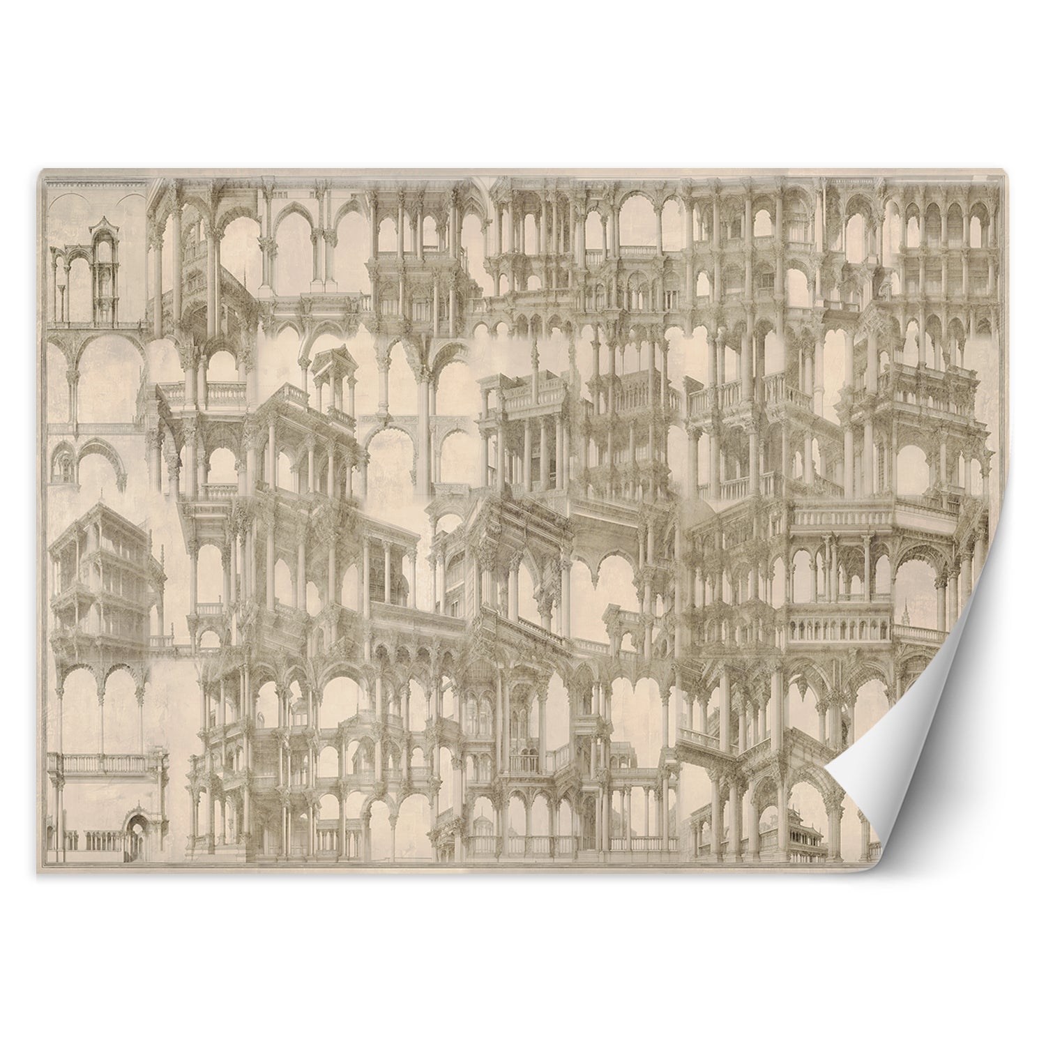 Fototapeta, Architektura kolumny abstrakcja 350x245