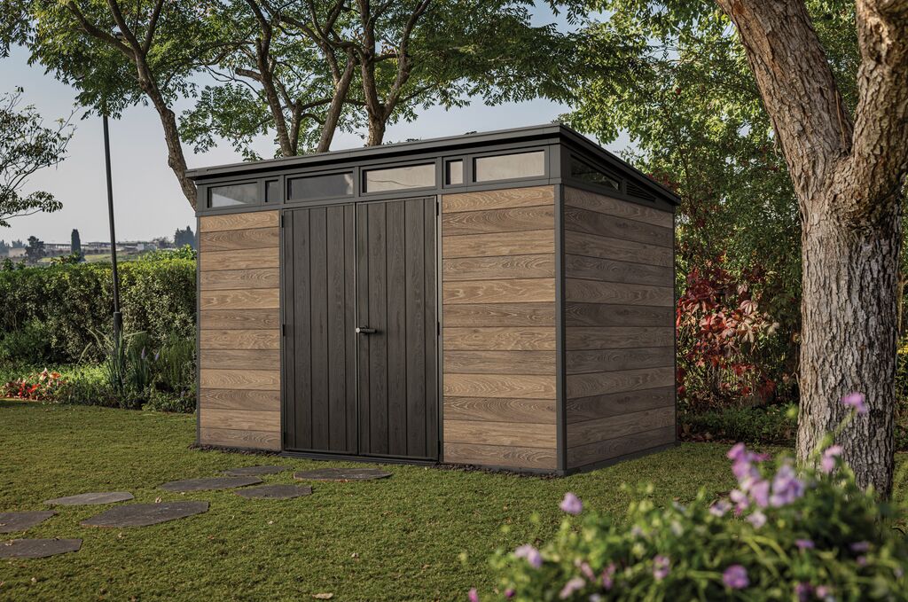 Abri de jardin Signature 117 - Aspect bois Douglas - 7,4m - KETER - 8