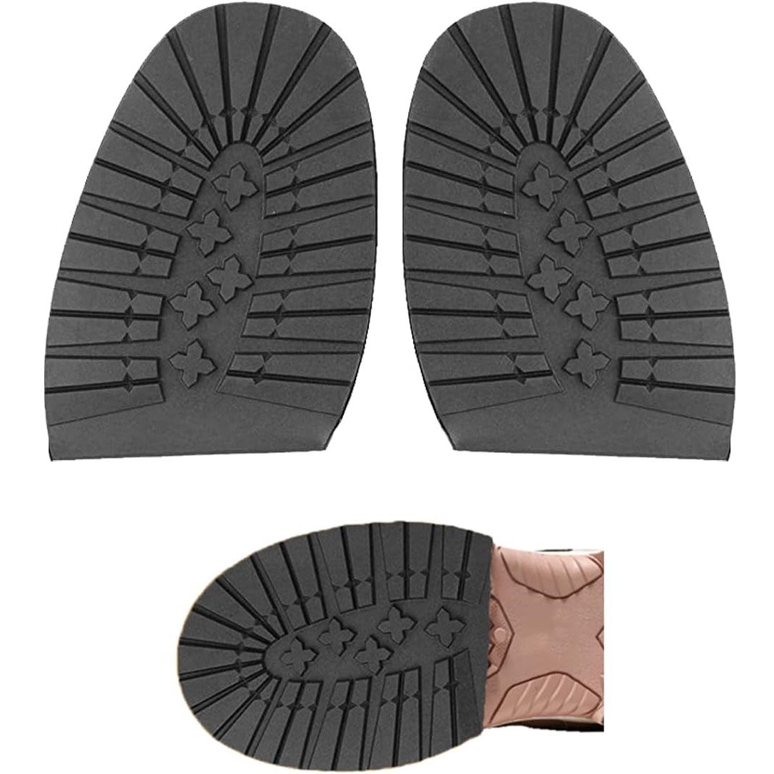 Semelles Caoutchouc Pour Réparation Chaussures (brun, Lot D'1 Paire, à Coller)