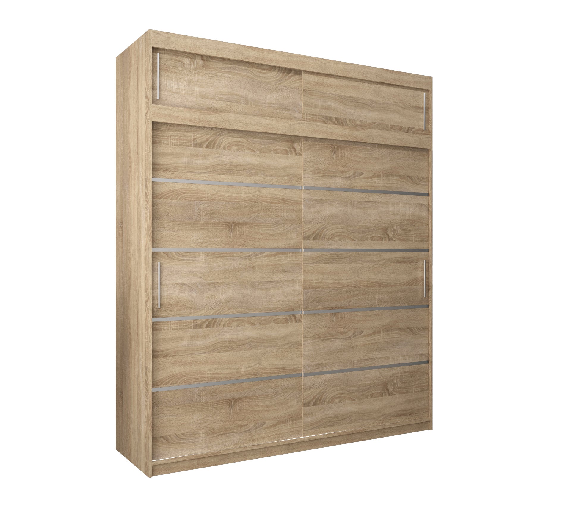 Szafa przesuwna z nadstawką garderoba Verona 1 200 x 62 x 240 cm Sonoma - Abiks Meble