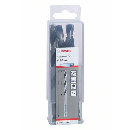 Bosch Accessories 2608577548-HSS - Punta Esagonale 10,0: 5 Uds