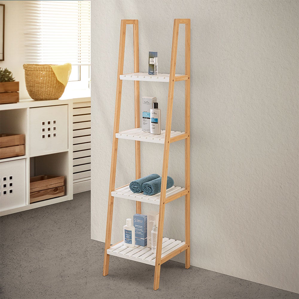 Relaxdays Scaffale Portabiancheria, Mobiletto Da Bagno In Bambù Con 2 Sacchi Rimovibili 76 X 43 X 27 Cm Marrone Grigio Feltro 90687684