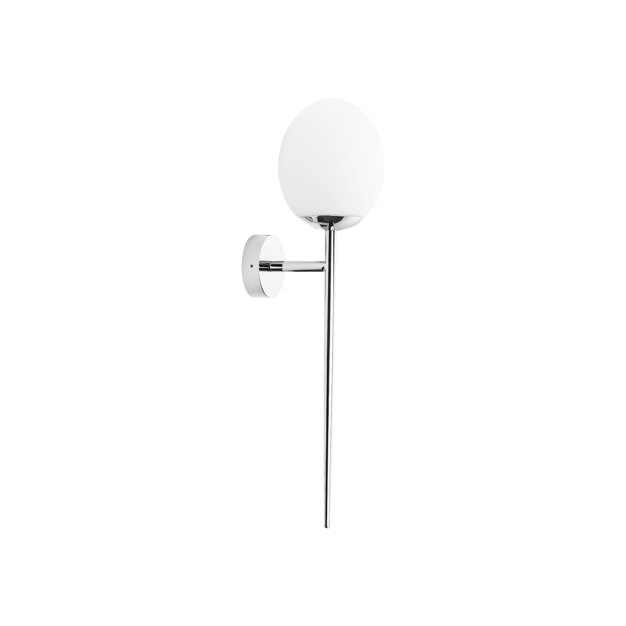 Kinkiet ścienny Torch chromowany biały 1xG9x25W wym: 52 x 13 x 17 cm szkło IP44 Nowodvorski Lighting
