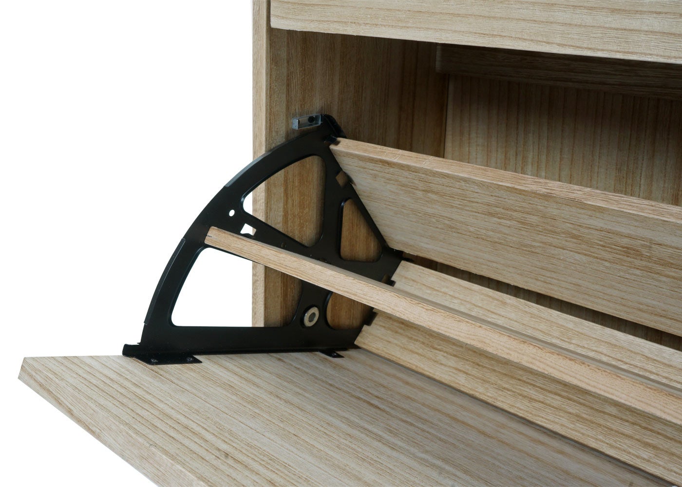 Meuble à chaussures 81x60x25 cm MDF marron naturel 04_0005894 - 6