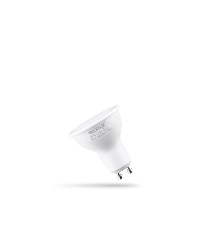 Lampadina LED GU10 FSL – 6W 4000K 530LM – CRI>80, Angolo 100°, Antiriflesso