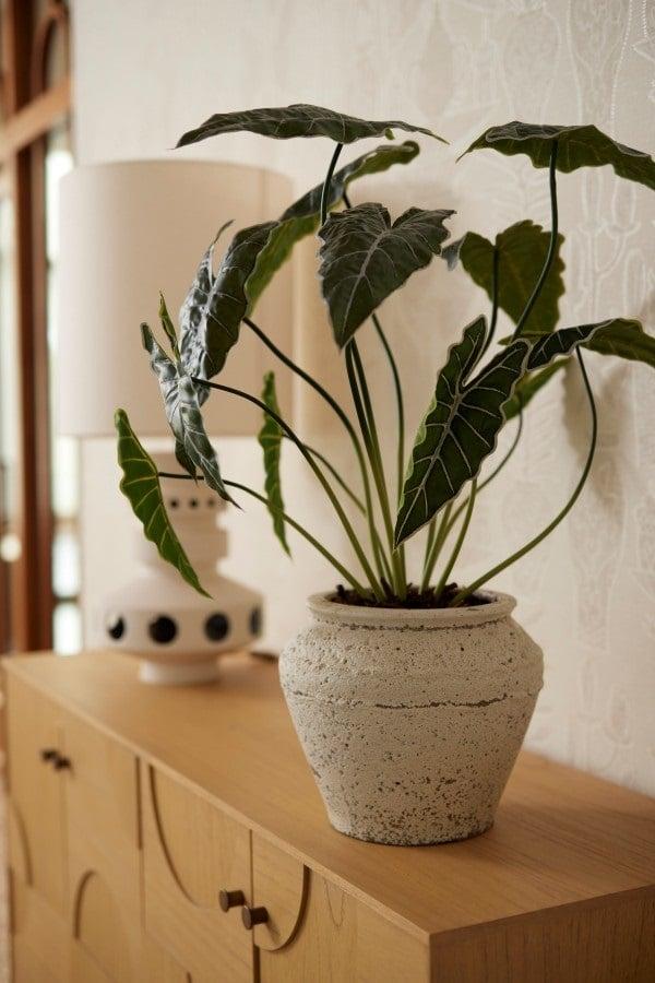 Sztuczna Alocasia - 80 cm - Roślina dekoracyjna
